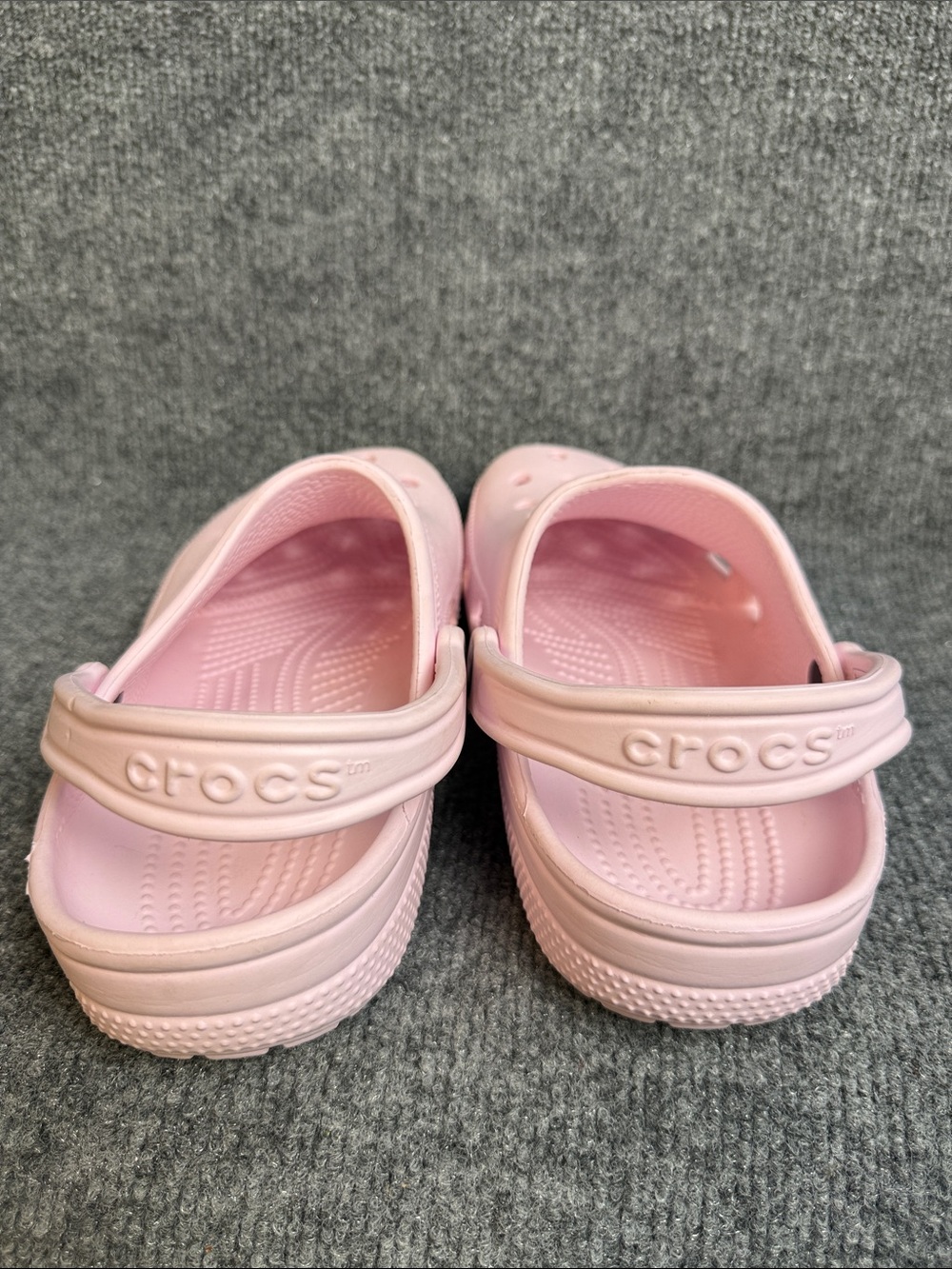 CROCS Light Pink Classic Clog Sandals Women’s 8 Men’s 6 - Picture 3 of 7